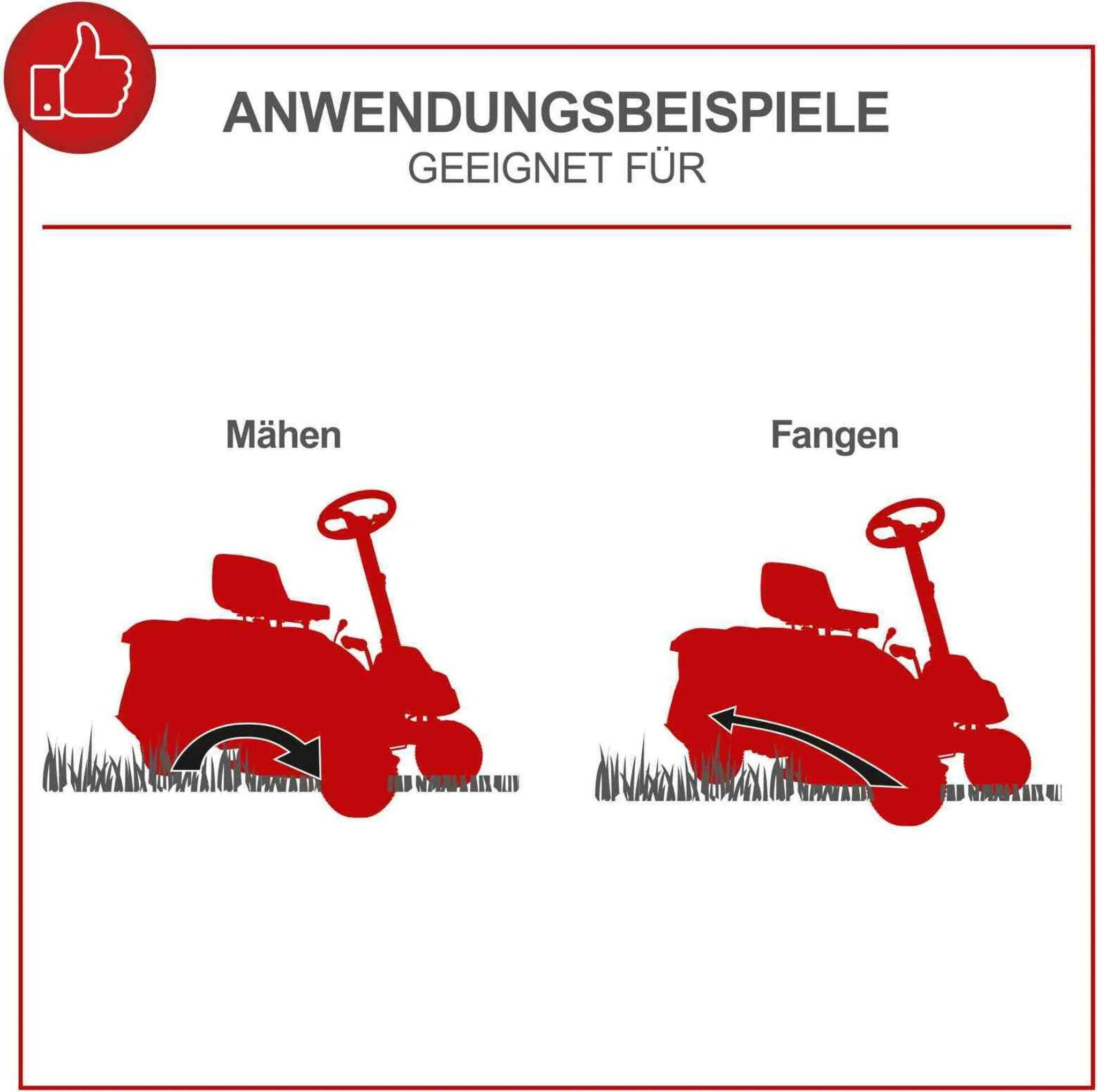 Scheppach Benzin Rasentraktor Aufsitzmäher MR196-61 | 6,5PS | Schnittbreite 61cm | 5 Höhenverstellung | E-Start | 150L | 4xVorwärts / 1xRückwärtsgang – Bild 2