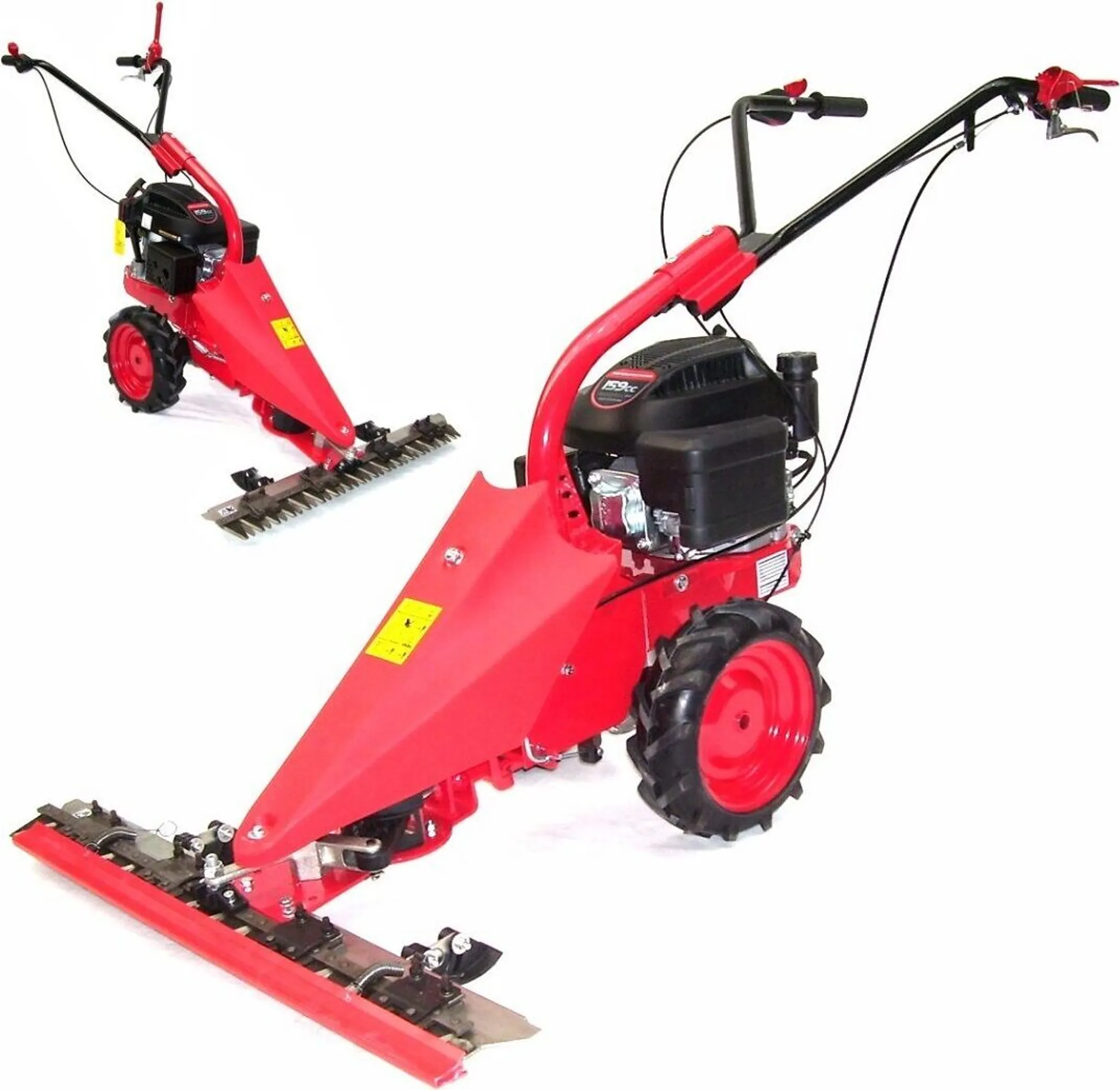 BALKENMÄHER 870mm MOTORMÄHER 55592 RASENMÄHER EINACHSER BENZIN Hochgrasmäher