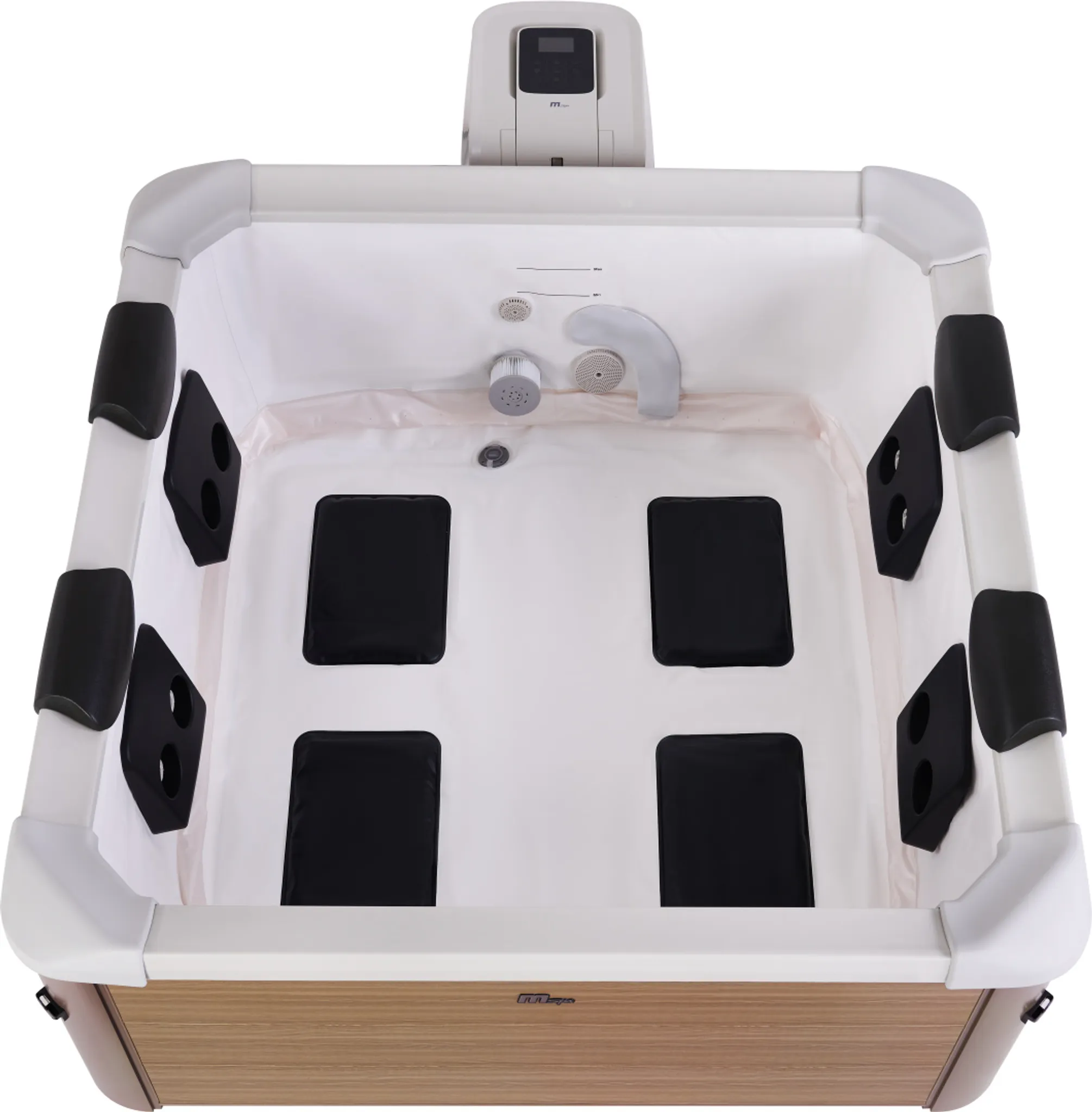 MSpa Whirlpool Oslo Amber, 160x160x65cm , Modell 2025 – Bild 6