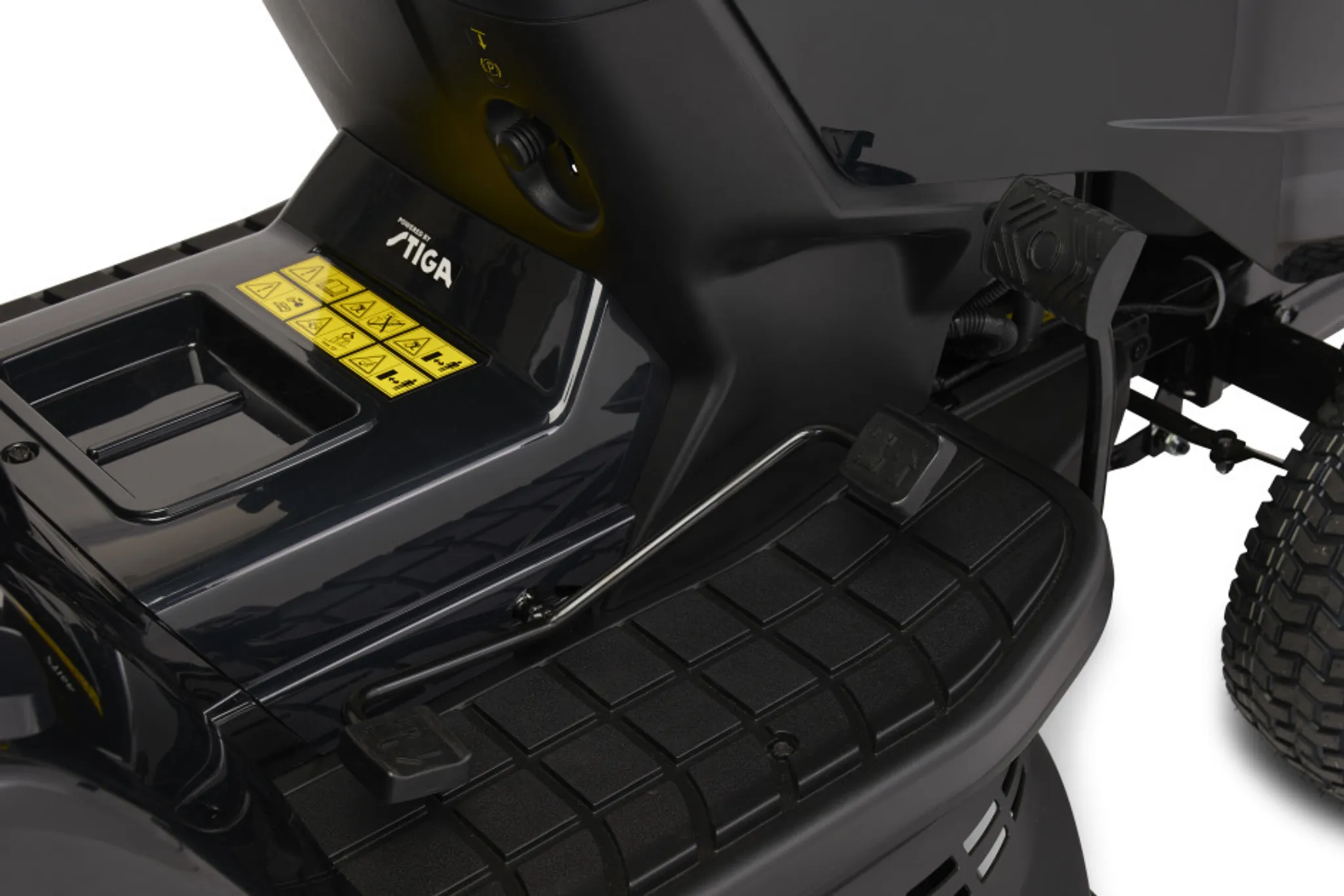 ALPINA Rasentraktor AT4 98 HA, Hydrostatgetriebe, Doppelmesser, 98 cm Schnittbreite – Bild 4