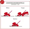 Scheppach Benzinrasenmäher MS173-51 - 51cm Schnittbreite | Radantrieb | Mulchfunktion | 65 Liter Korb | Zentrale Schnitthöhenverstellung – Bild 3
