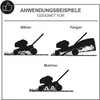 Scheppach Benzin-Rasenmäher MS197-51B, 51 cm Schnittbreite, 5,2 PS, Radantrieb, 6in1 Funktionen, für verwinkelte Gärten bis 1600 m² – Bild 8