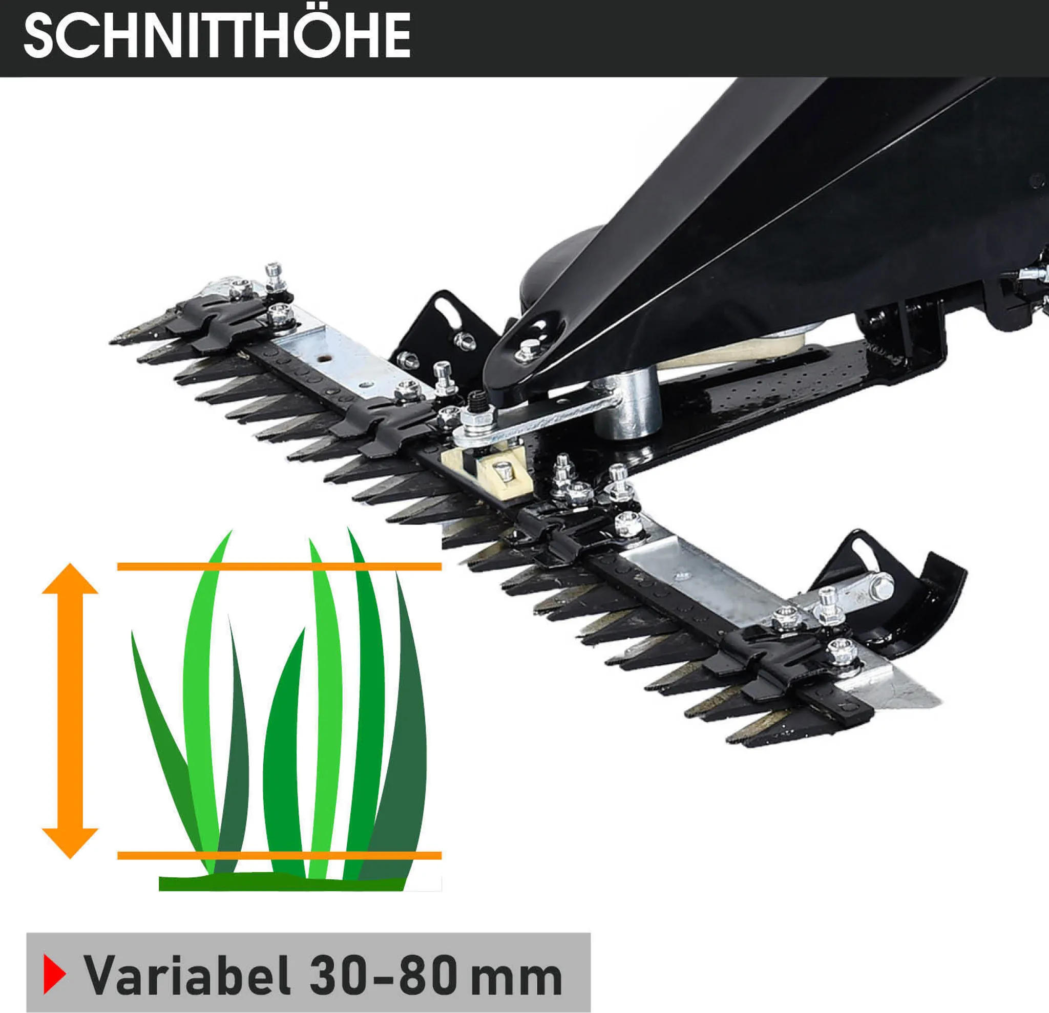 BRAST Benzin Balkenmäher 38200 – Bild 8