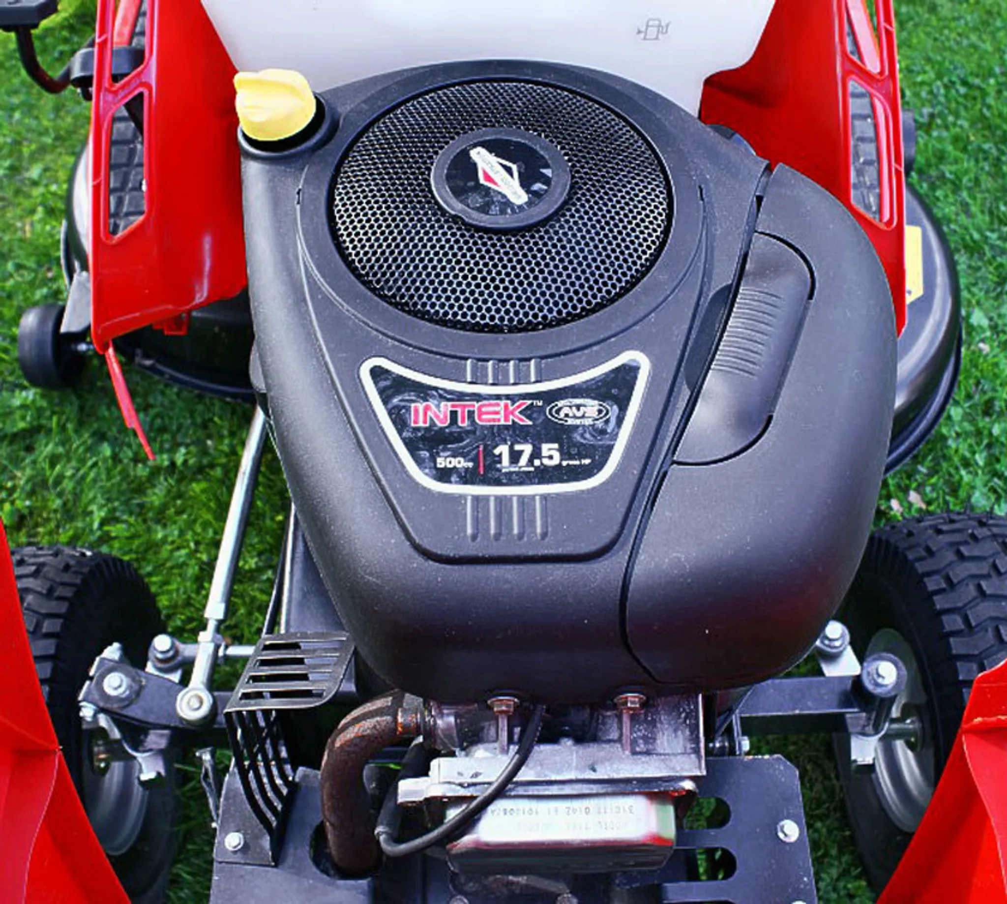 HECHT 5176 Rasentraktor | 102 cm Schnittbreite | 13,3 PS | Briggs & Stratton | 500 cm³ | 270L Fangkorb – Bild 8