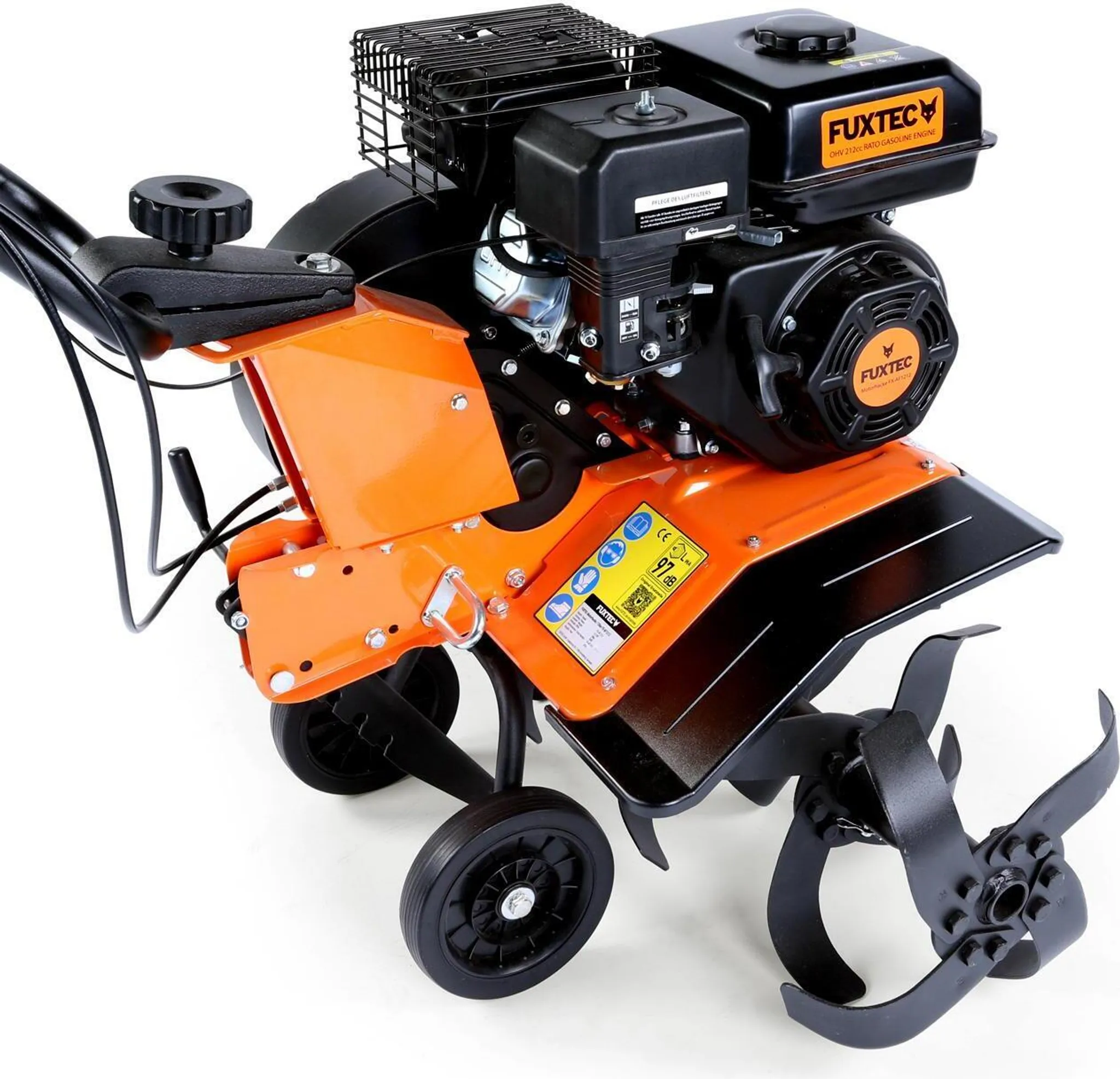 FUXTEC Ackerfräse FX-AF1212 - 85cm Breite | 4-Takt | 212ccm | 58kg | 0,6l | 4,1kw | Seilzugstarter – Bild 9