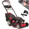Benzin Rasenmäher 46cm Mäher Radantrieb Motormäher Elektrostart Akku 55827 – Bild 2