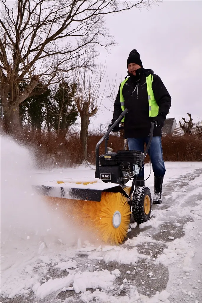 Texas Kehrmaschine Benzin Schneeräumer Laubsammler 60cm Handy Sweep 690TG 3in1 – Bild 7