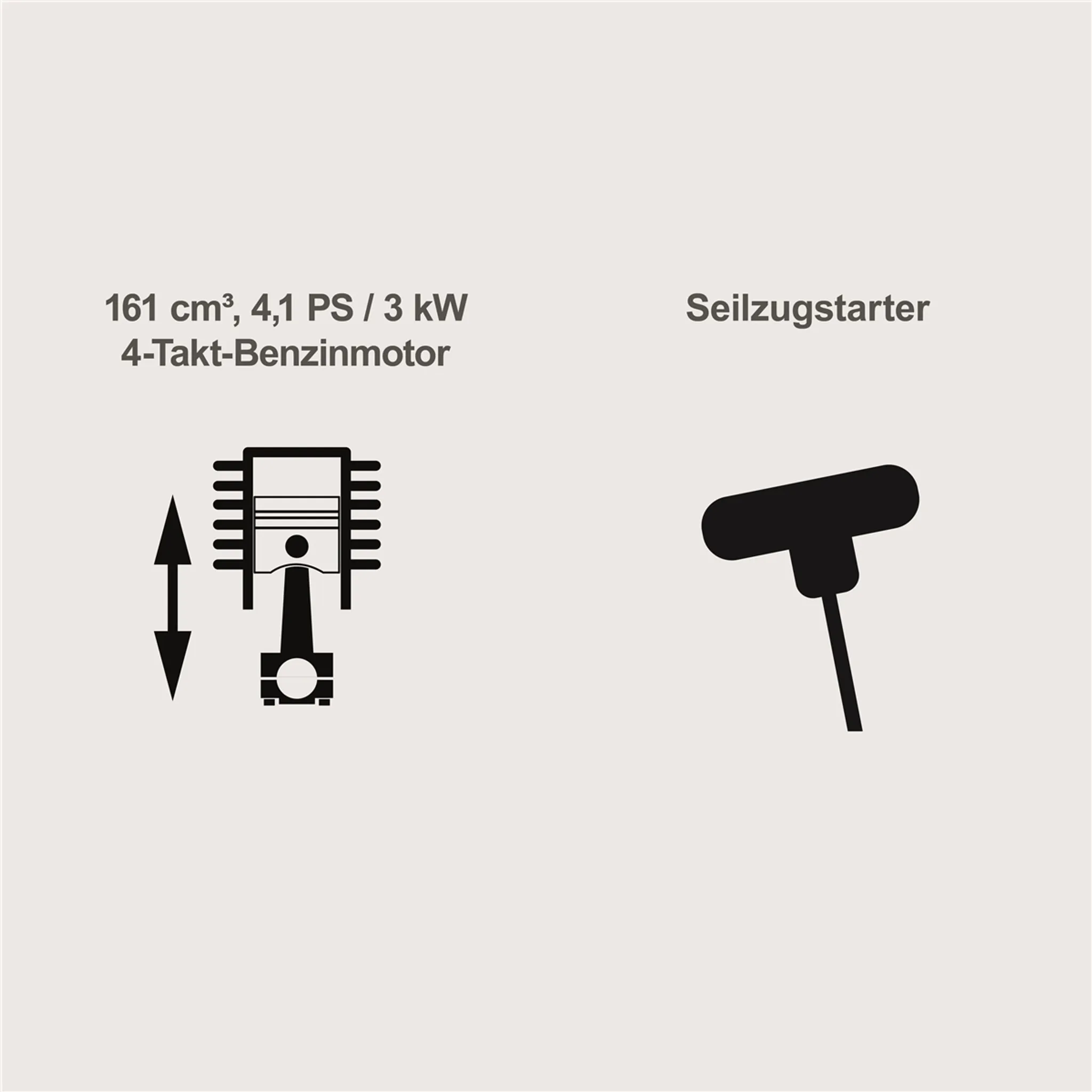 Scheppach Wiesenmäher HMP161-56B, 56 cm Schnittbreite, 4,1 PS, Benzin, Hochgrasmäher für unwegsames Gelände – Bild 3