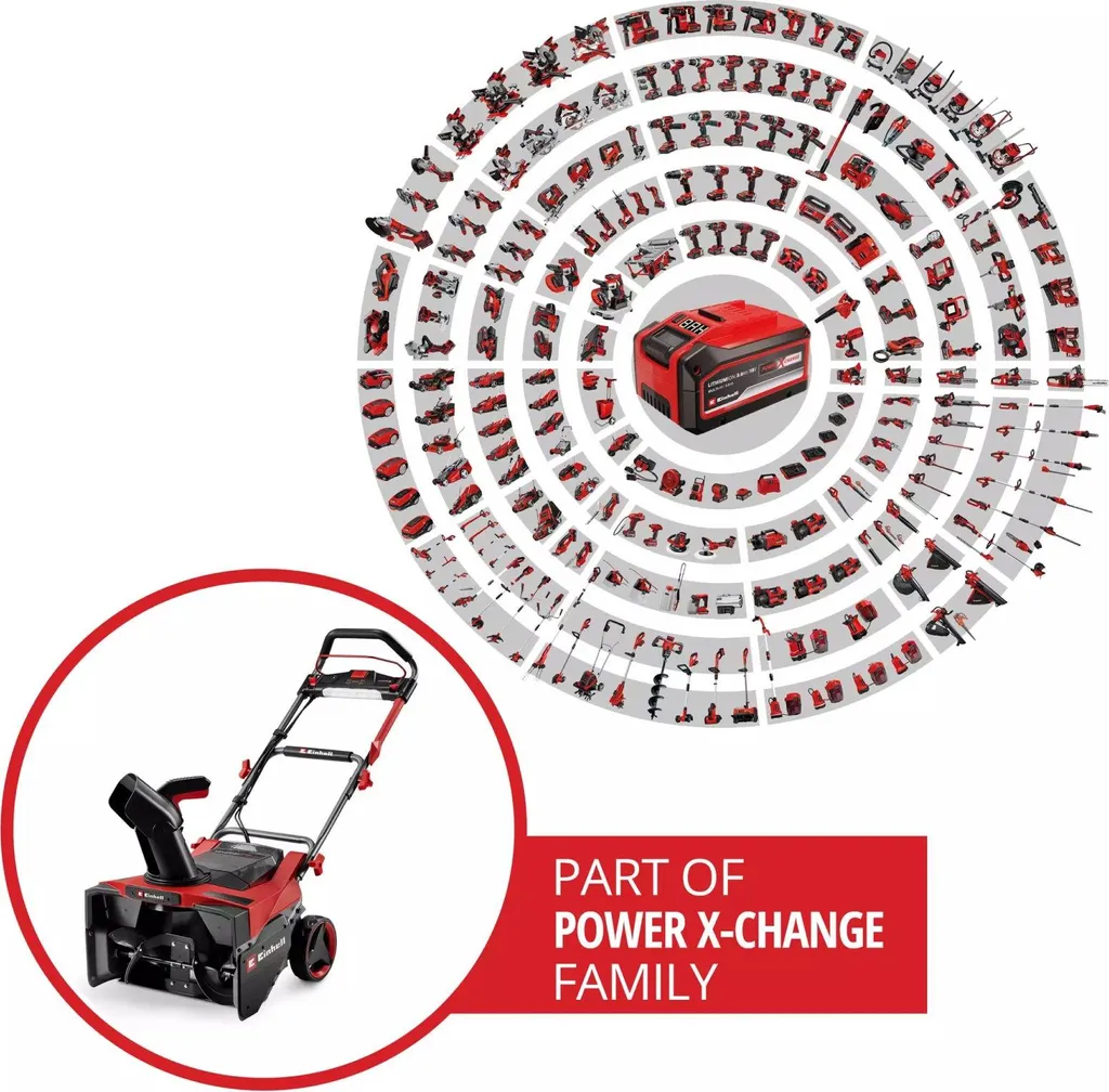 Einhell Professional Akku-Schneefräse GP-ST 36/53 Li E BL-Solo Power X-Change – Bild 2