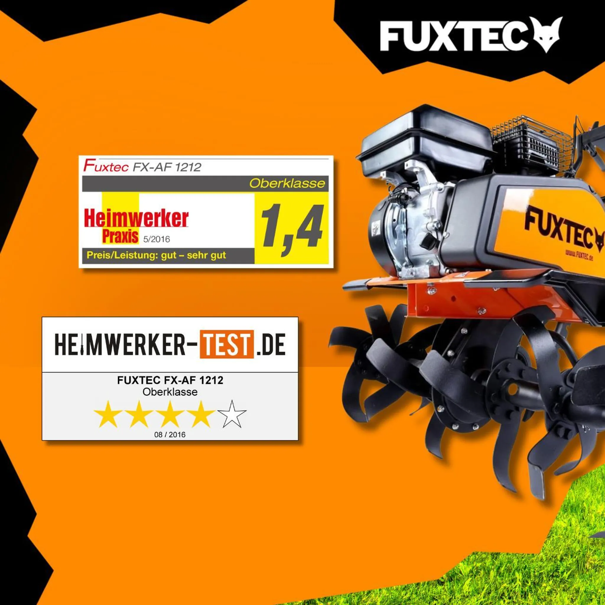 FUXTEC Ackerfräse FX-AF1212 - 85cm Breite | 4-Takt | 212ccm | 58kg | 0,6l | 4,1kw | Seilzugstarter – Bild 6
