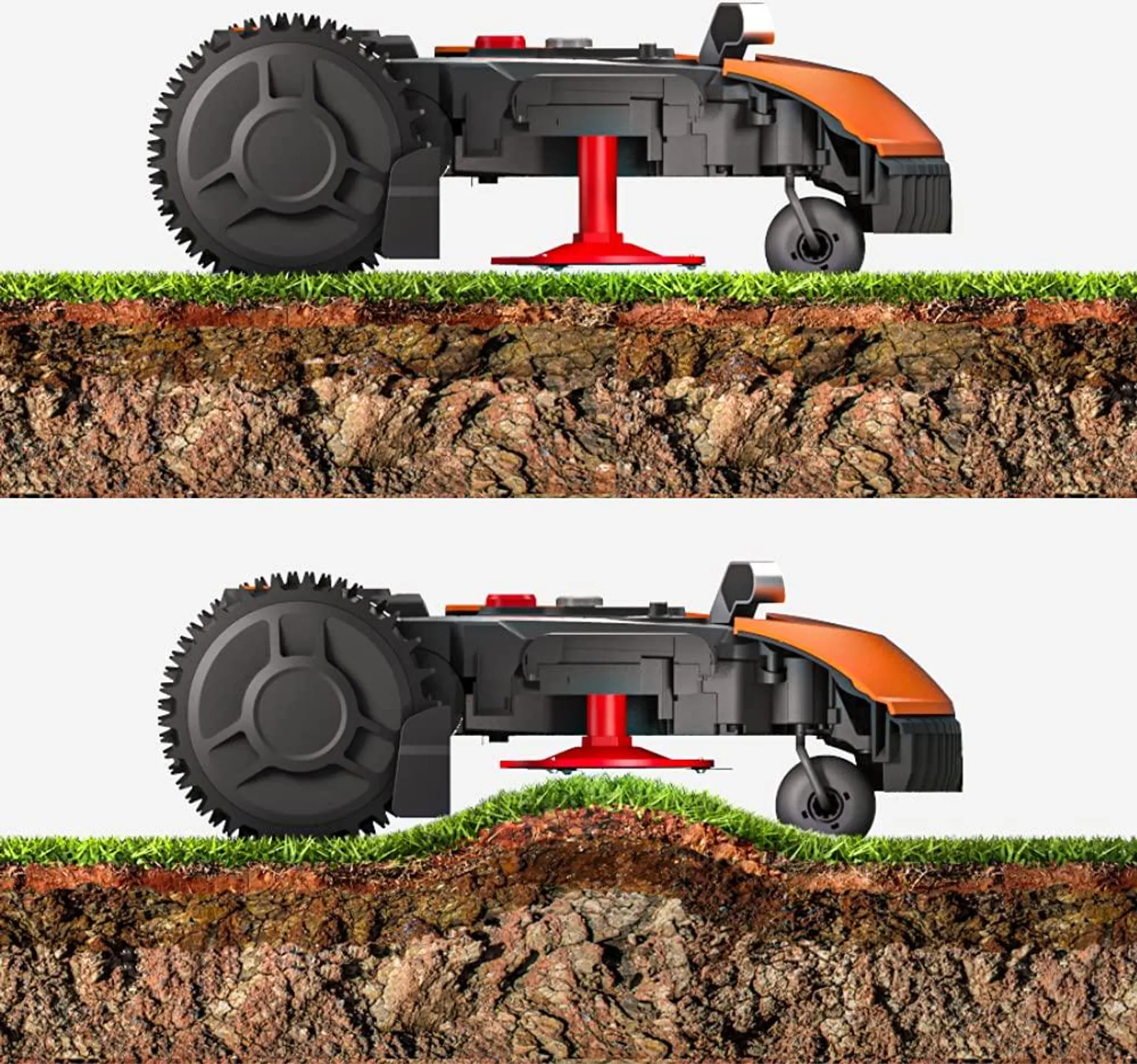 WORX 20V Akku-Mähroboter Landroid L1000 20cm/1.000 m² mit App WR147E.1, inkl. Installationsmaterial – Bild 10