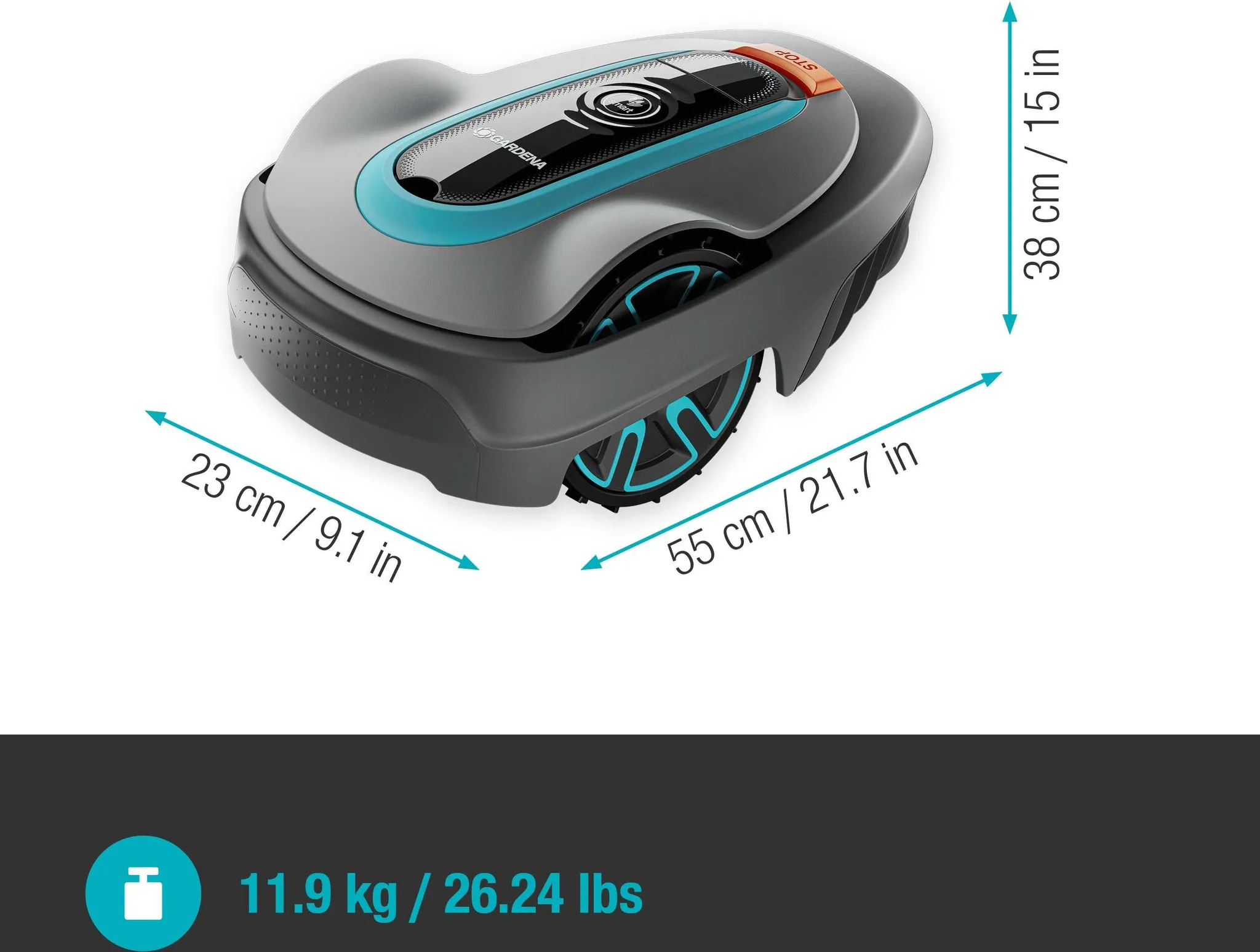 Gardena Mähroboter smart SILENO city 400 qm Set – Bild 4