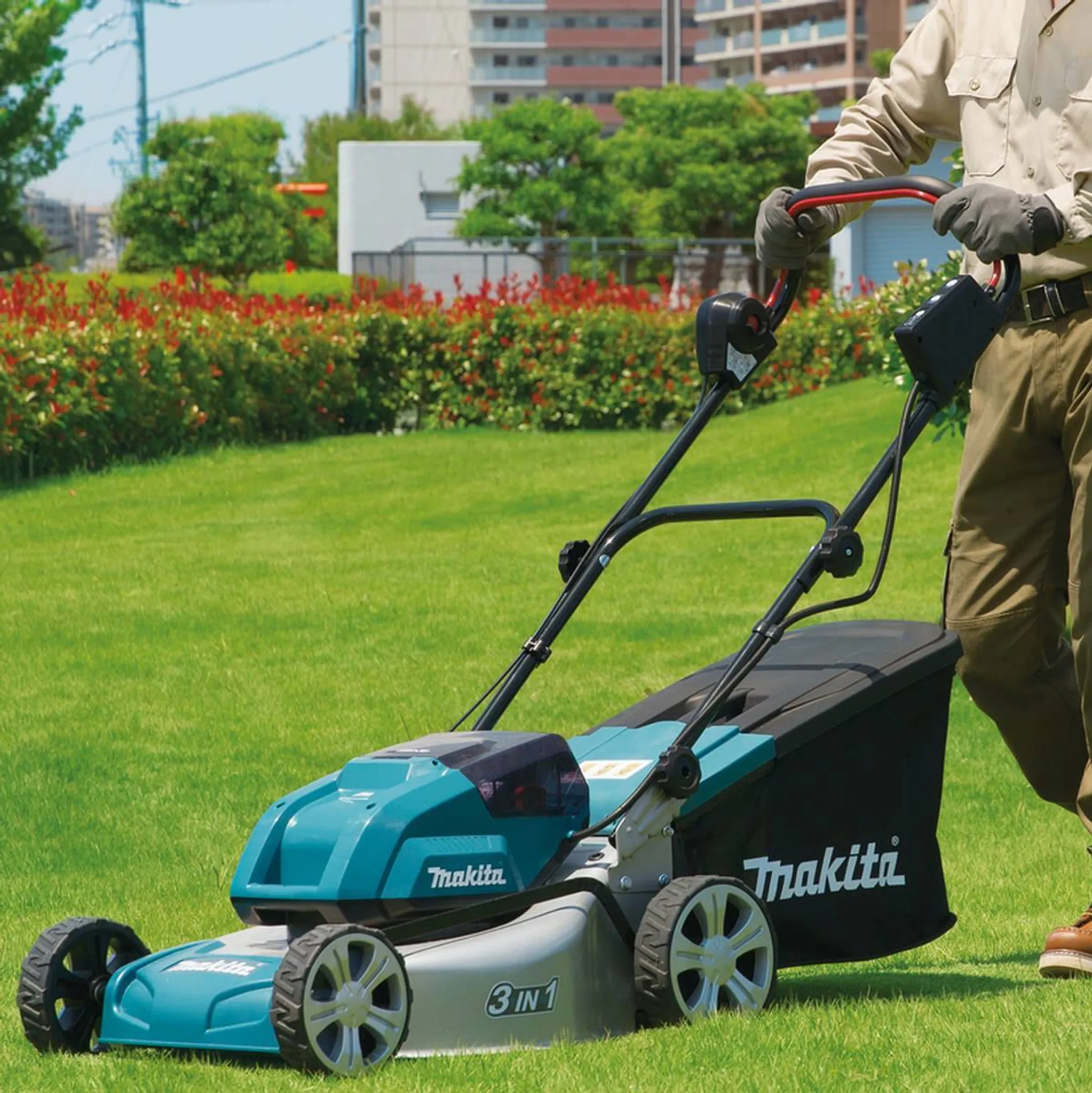 Makita® Akku-Rasenmäher 2 x18V 46 cm 60 Literl - DLM460Z – Bild 2