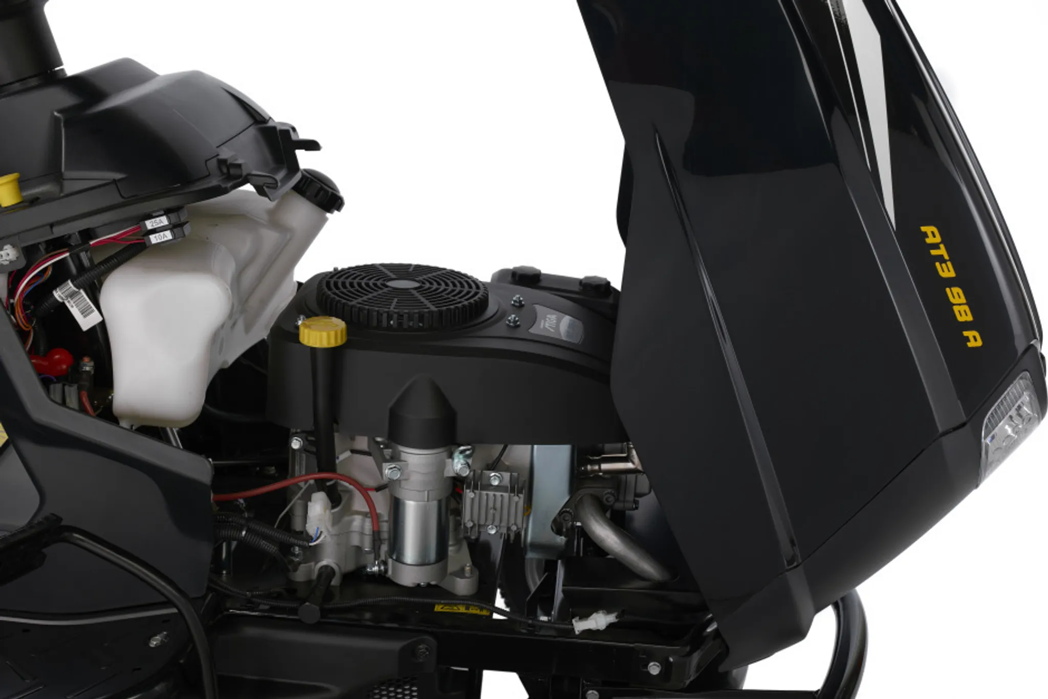 ALPINA Rasentraktor AT3 98 A, Doppelmesser, 98 cm Schnittbreite, Seitenauswurf – Bild 3