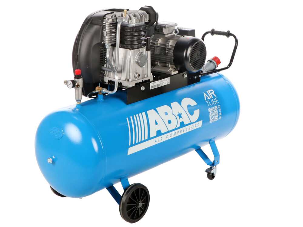 Abac A49B 200 CT4 – Drehstrombetriebener Elektroluftkompressor mit Riemenantrieb – 4-PS-Motor – 200 Liter – Bild 4