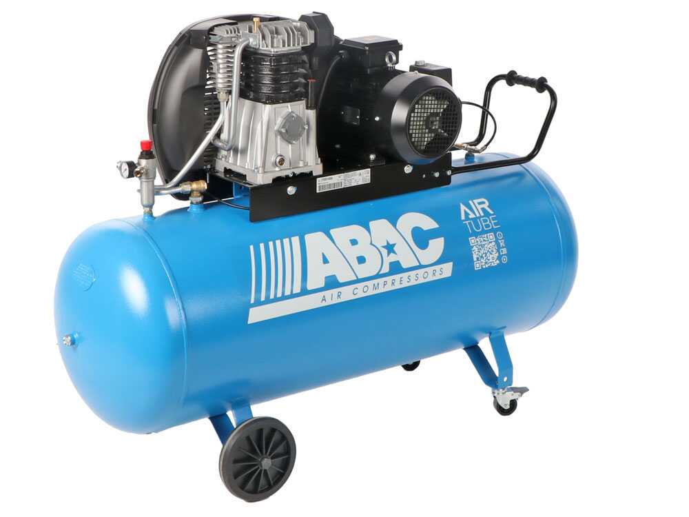 ABAC EXP A49B 270 CT5,5 – Drehstrombetriebener Elektroluftkompressor mit Riemenantrieb – 5,5-PS-Motor – 270 Liter – Bild 3