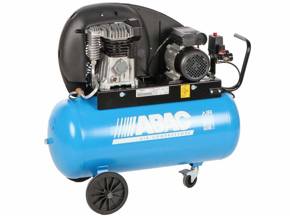 ABAC EXT A29B 90 CM3 - Einphasiger elektrischer Luftkompressor mit Riemenantrieb - Motor 3 PS - 90 Liter – Bild 4