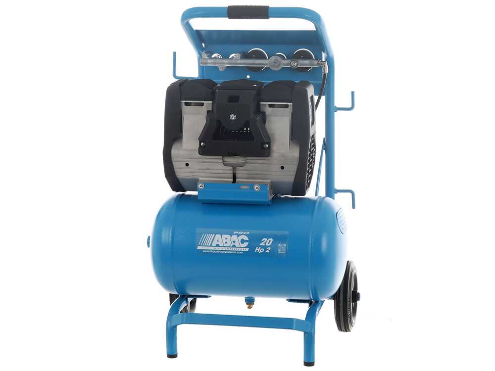 ABAC HOCKENHEIM OS20P - Schallgedämpfter, ölfreier, einphasiger elektrischer Luftkompressor - Motor 2 PS - 20 l – Bild 4