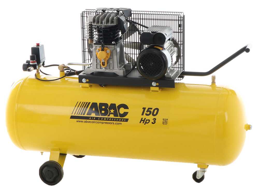 ABAC LINE B26B/150 CM3 - Einphasiger elektrischer Luftkompressor mit Riemenantrieb - Motor 3 HP - 150 Liter – Bild 3