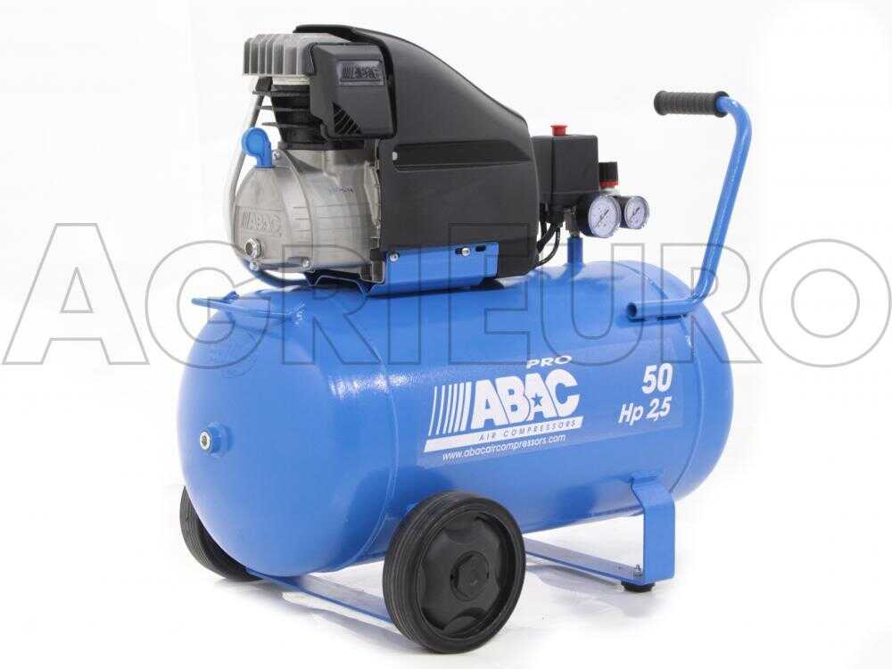 ABAC MONTECARLO L25P - Einphasiger elektrischer Luftkompressor - Motor 2,5 PS - 50 lt – Bild 3