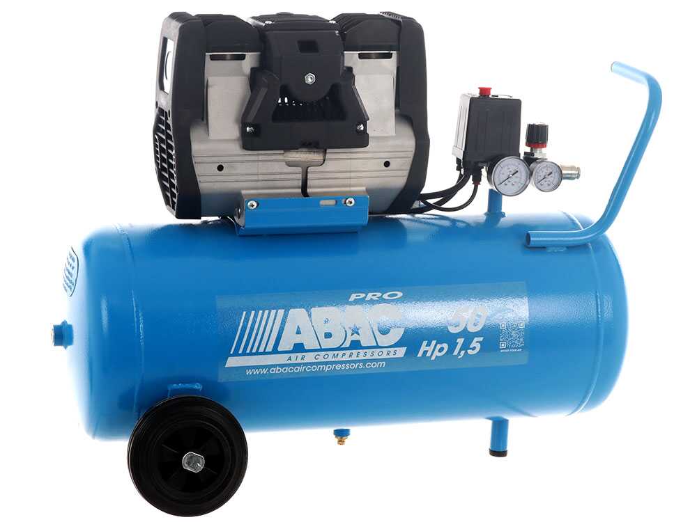 ABAC MONTECARLO OS15P - Schallgedämpfter, ölfreier, einphasiger elektrischer Luftkompressor - Motor 1,5 HP - 50 lt – Bild 3