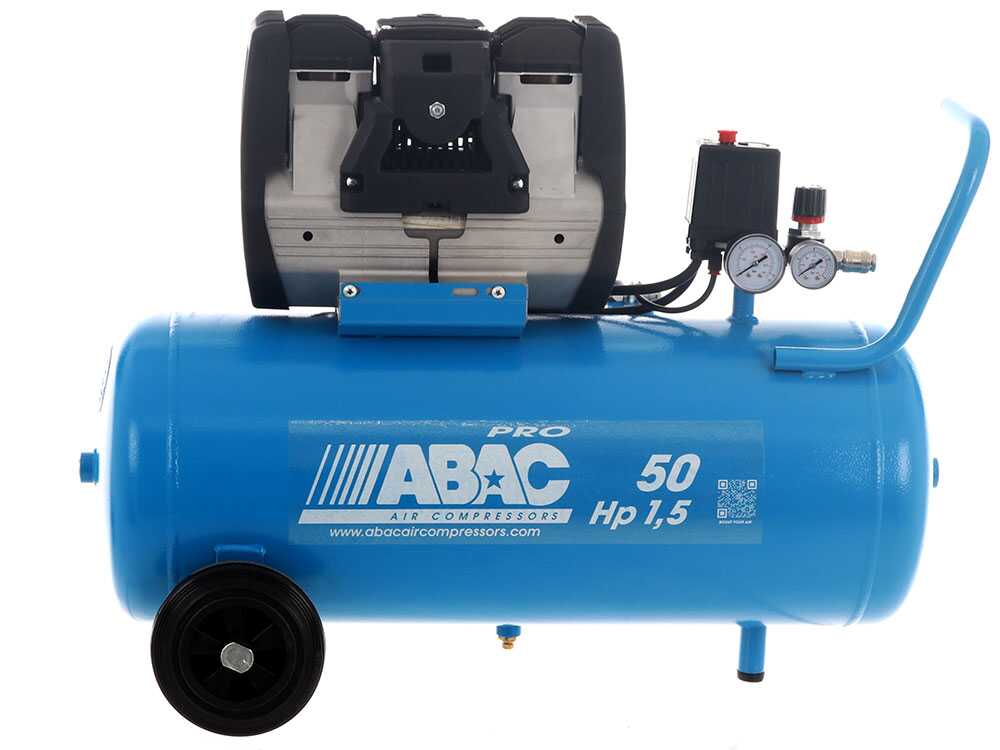 ABAC MONTECARLO OS15P - Schallgedämpfter, ölfreier, einphasiger elektrischer Luftkompressor - Motor 1,5 HP - 50 lt – Bild 4