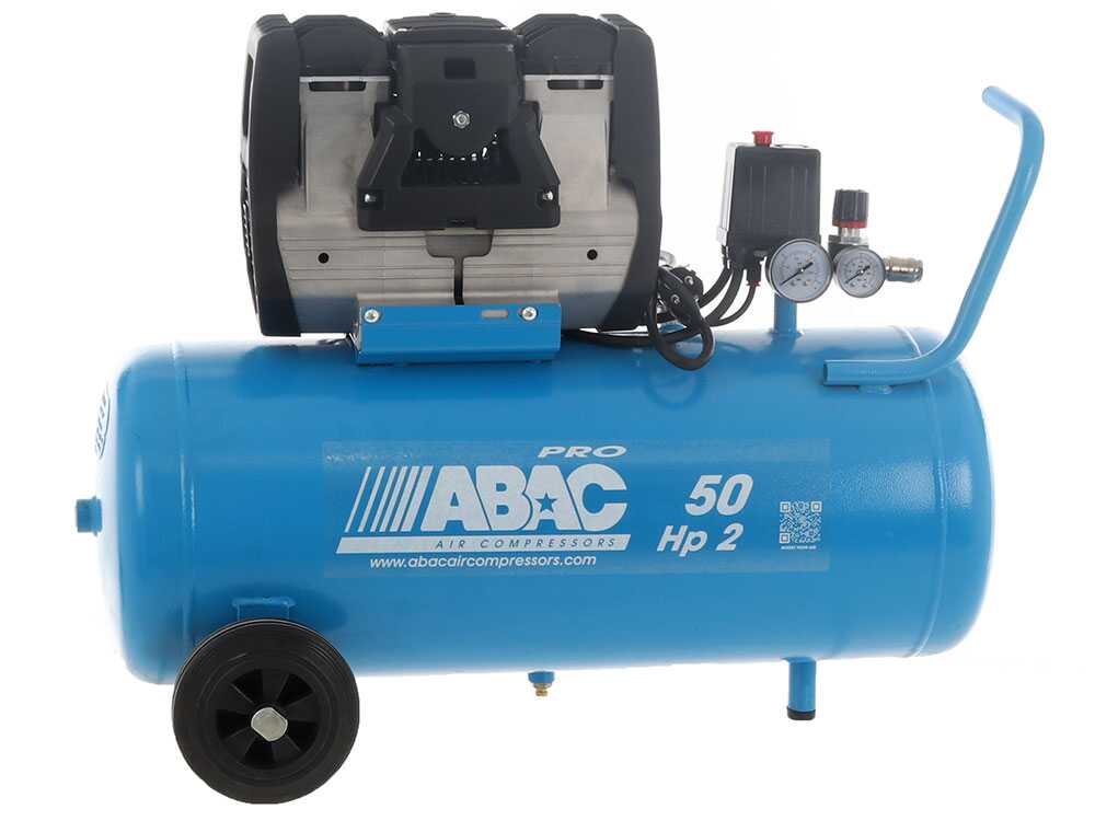 ABAC MONTECARLO OS20P - Schallgedämpfter, ölfreier, einphasiger elektrischer Luftkompressor - Motor 2 HP - 50 lt – Bild 3