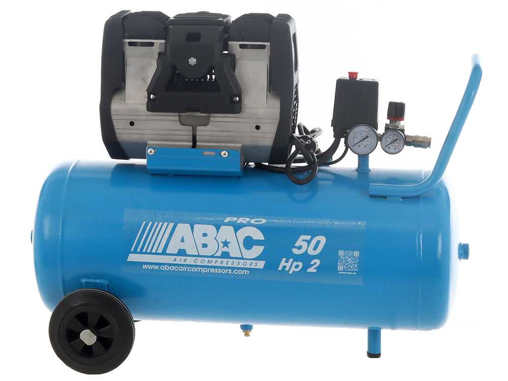 ABAC MONTECARLO OS20P - Schallgedämpfter, ölfreier, einphasiger elektrischer Luftkompressor - Motor 2 HP - 50 lt – Bild 4
