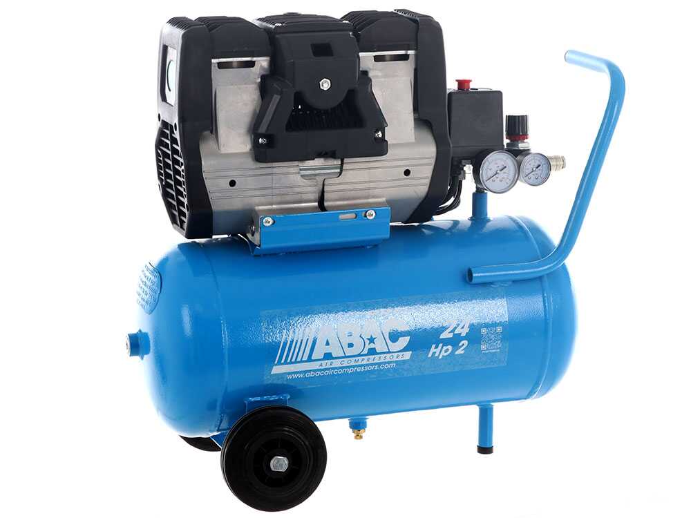 ABAC POLE POSITION OS20P - Schallgedämpfter, ölfreier, einphasiger elektrischer Luftkompressor - Motor 2 HP - 24 Liter – Bild 3