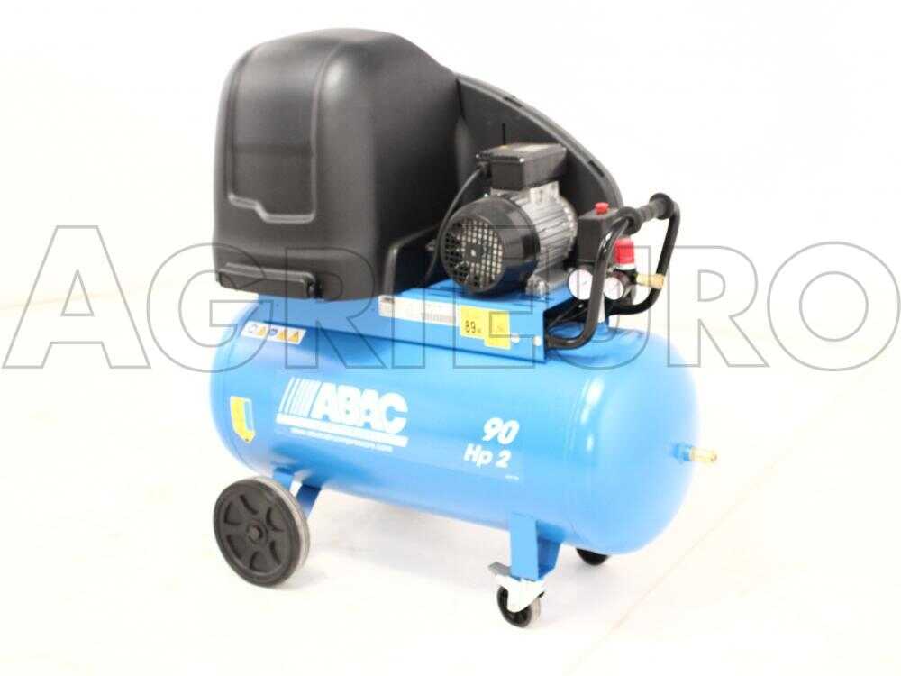 ABAC SILENT A29B 90 CM2 - Schallgedämpfter einphasiger riemengetriebener elektrischer Luftkompressor - 2 PS Motor - 90 l – Bild 3