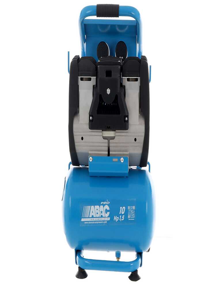 ABAC SILVERSTONE OS15P - Schallgedämpfter, ölfreier, einphasiger elektrischer Luftkompressor - Motor 1,5 PS - 10 l – Bild 4