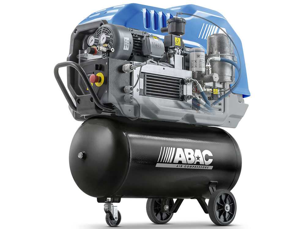 ABAC SPINN D2.2 90W 10 230/50 - Einphasiger schallgedämpfter Schraubenkompressor - 3 PS Motor - 90 Liter – Bild 4