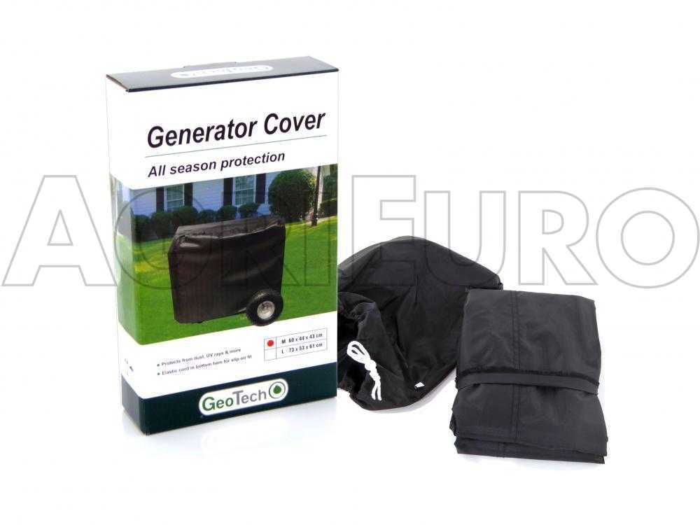 Abdeckplane für GeoTech Stromerzeuger - Abdeckplane für Stromaggregat für alle Jahreszeiten