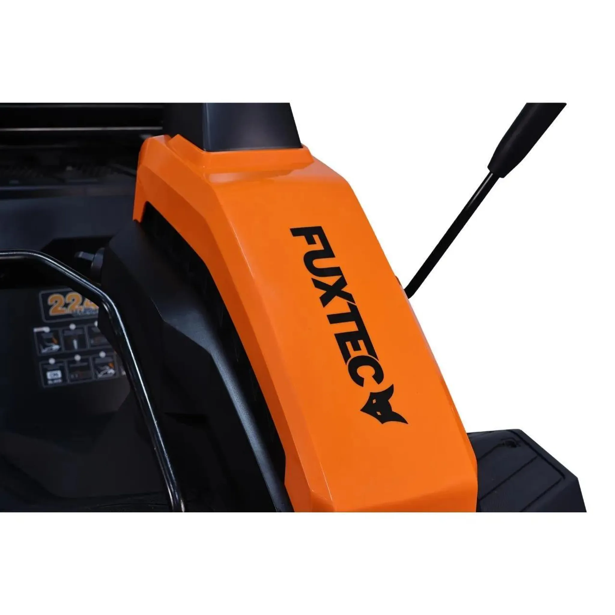 FUXTEC Aufsitzmäher FX-RMR66, Rasentraktor 6PS, Schnittbreite 66 cm, 150 L Fangsack, Schnitthöhe verstellbar, inkl. Trichter für Seitenauswurf – Bild 6