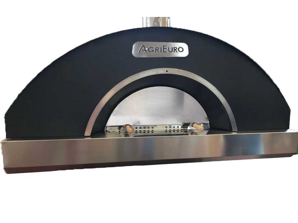 AgriEuro inox F00100 - Industrieller Holzbackofen - 220x160x98 cm – Bild 4