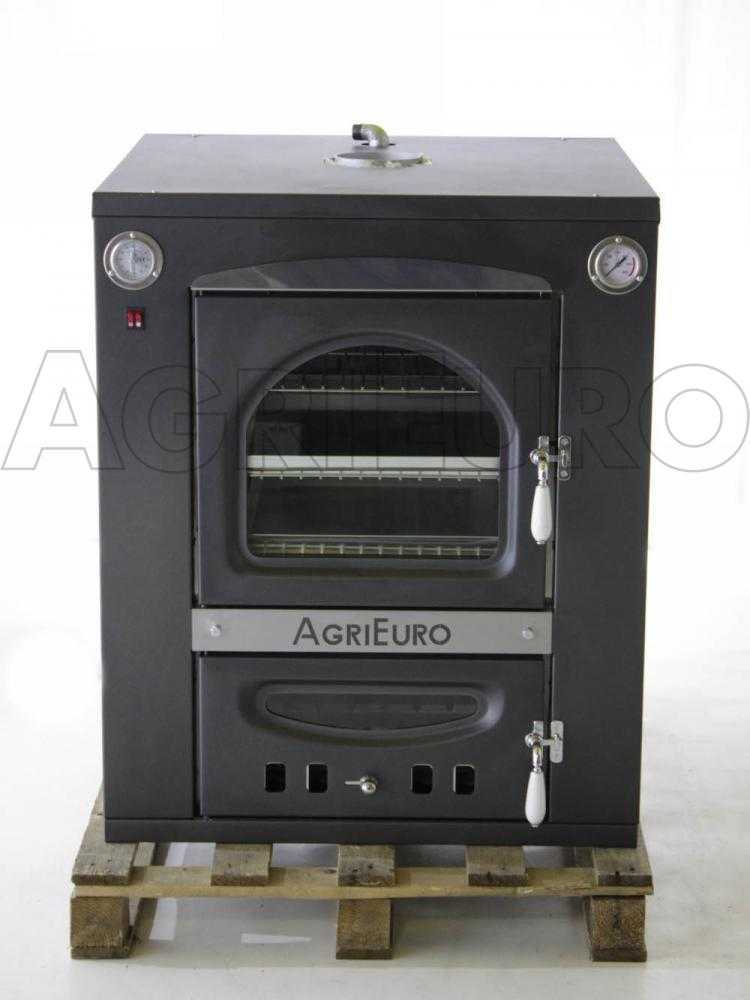 AgriEuro Medius 60 Inc - Einbau-Holzbackofen aus Stahl - Umluftbackofen – Bild 3