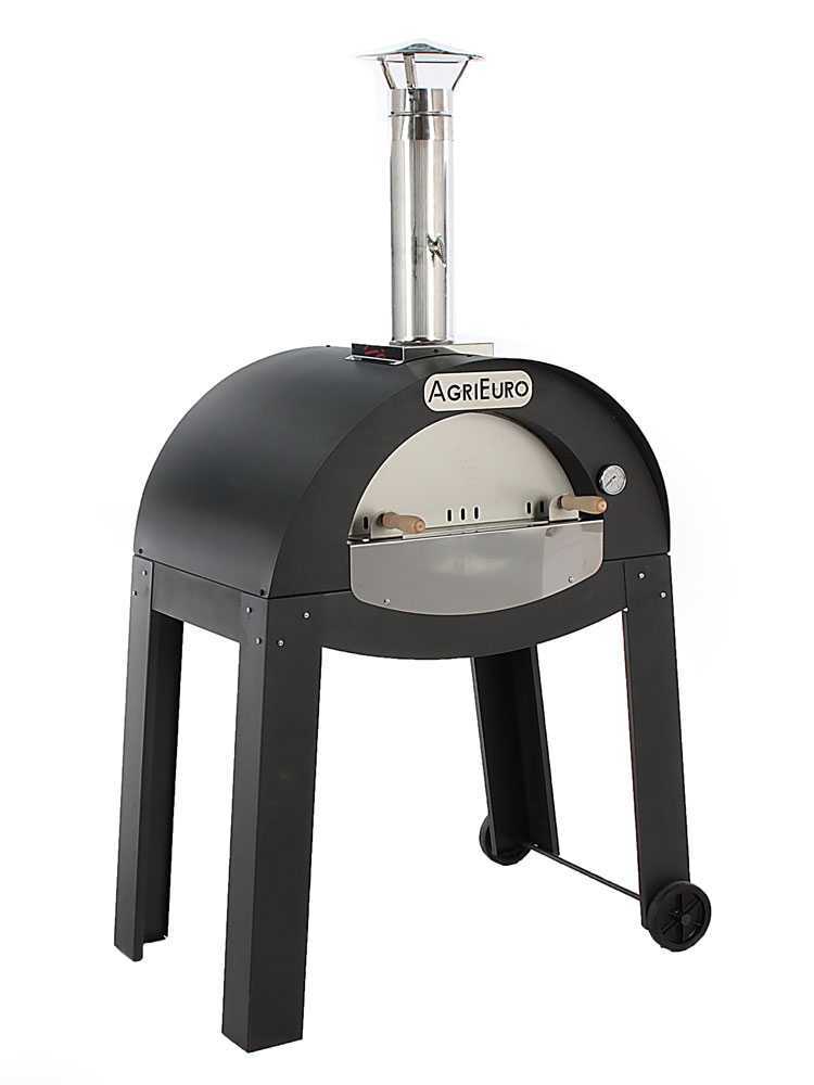 AgriEuro Mini Cibus - Holzbackofen für draußen - 70x50 - Backfähigkeit: 2 Pizzas – Bild 4