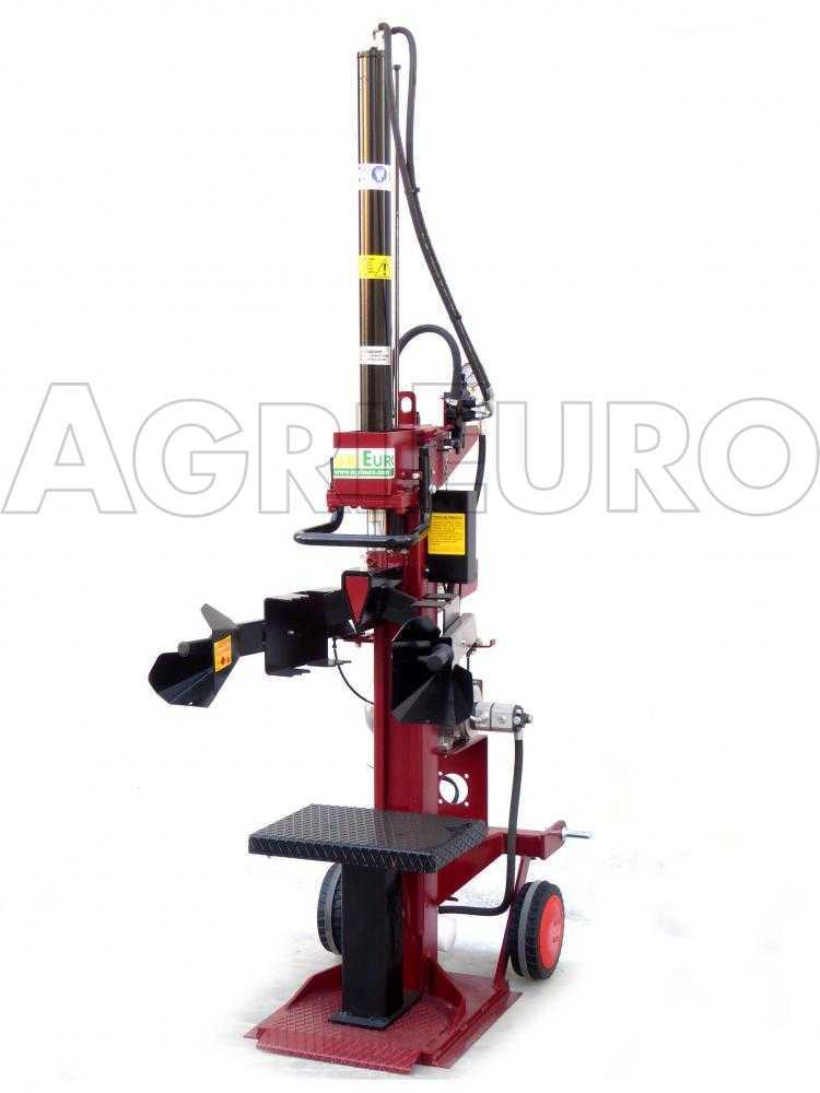 AgriEuro SIE 10 T - Elektrischer stehender Holzspalter - Kolbenhub 1000 mm – Bild 3