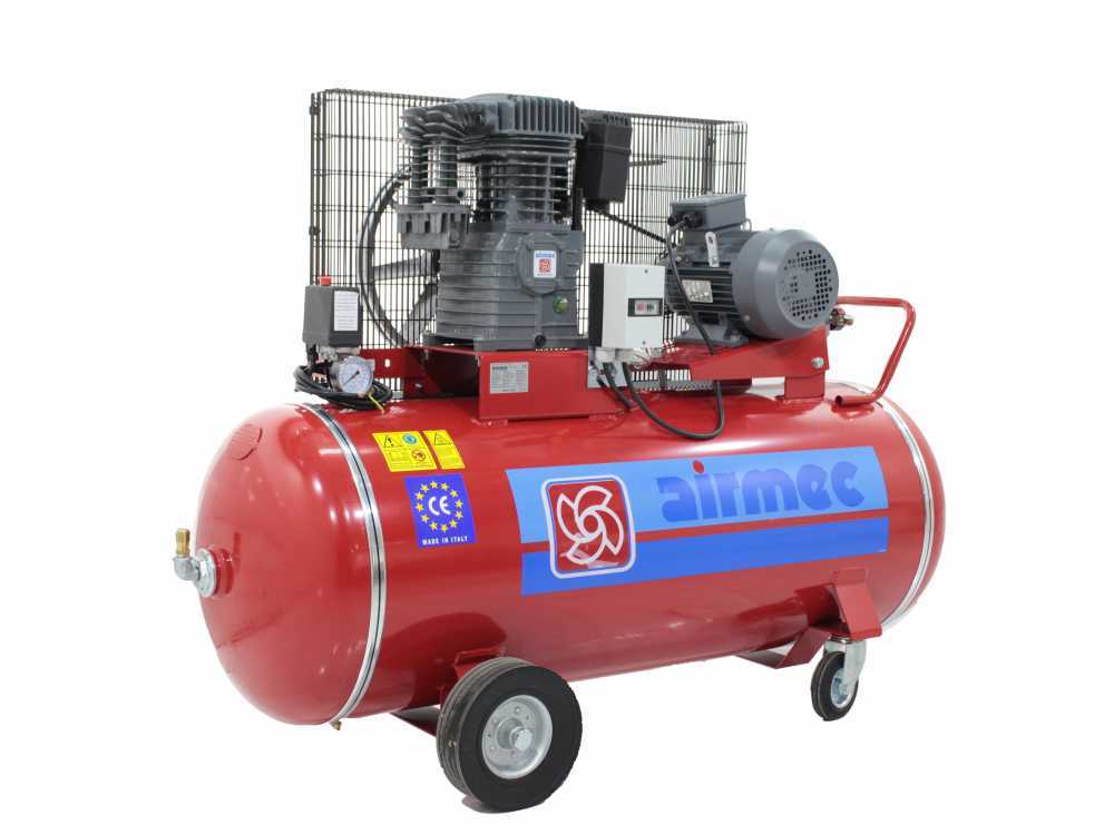 Airmec CR 304 K28+S - Kompressor mit Riemenantrieb - 400V Elektromotor - 270 Lt – Bild 3
