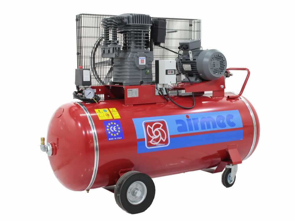 Airmec CR 304 K28+S - Kompressor mit Riemenantrieb - 400V Elektromotor - 270 Lt – Bild 4