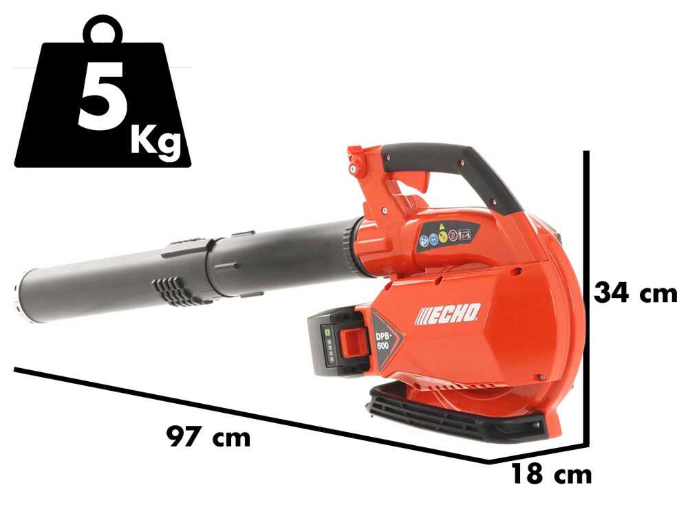 Akku-Blasgerät 4Ah 56V Echo DPB-600