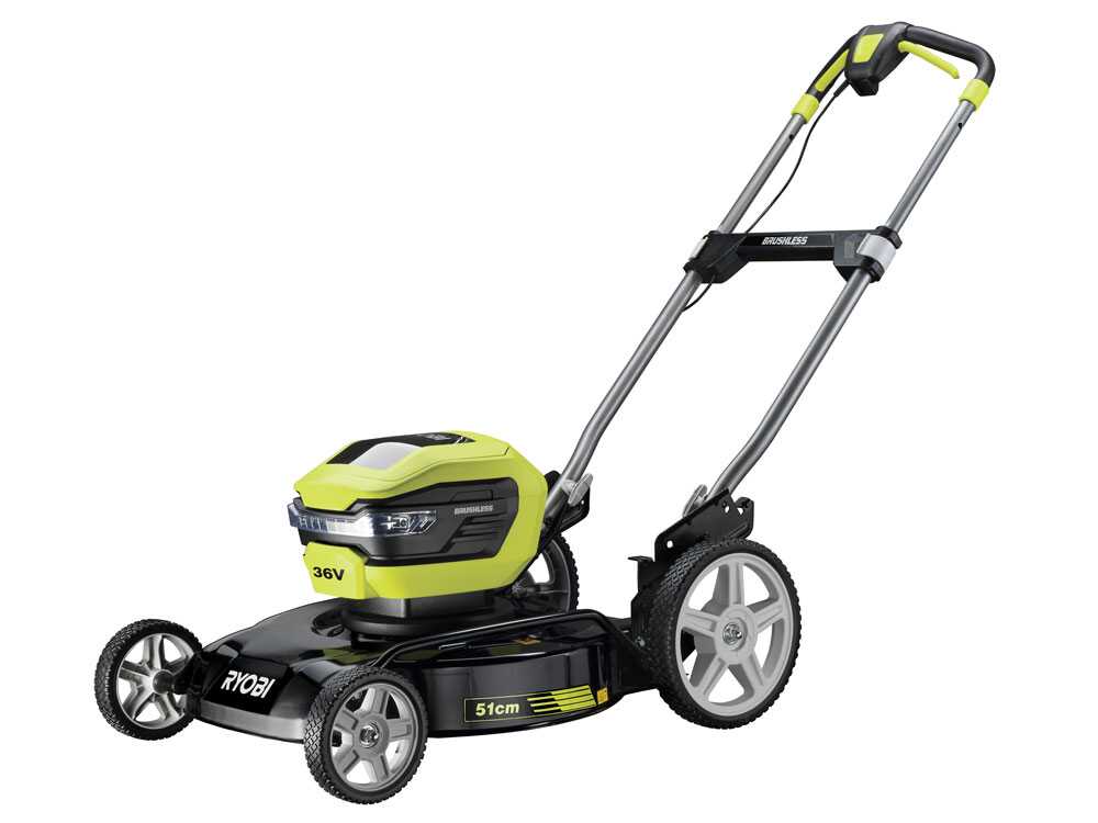 Akku‐Mulch‐Mäher RYOBI RY36LMMX51A‐140, inkl. 1x 36 V 4Ah Akku, Schnittbreite 51 cm, – Bild 3
