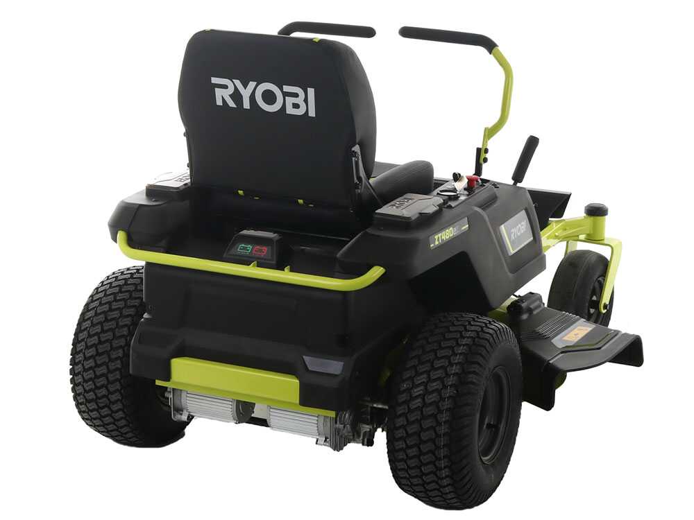 Akku-Nullwendekreismäher Ryobi ZTR480ex - Elektromotor mit Akku 48V/100Ah - Schnittbreite 107cm - 2in1 – Bild 4