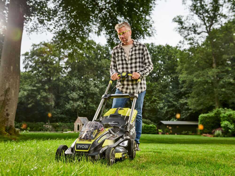 Akku-Rasenmäher RYOBI RLM36X41H50G - MAX POWER 36V - 5Ah - 45 l Grasfangkorb - 40 cm Schnittbreite – Bild 2