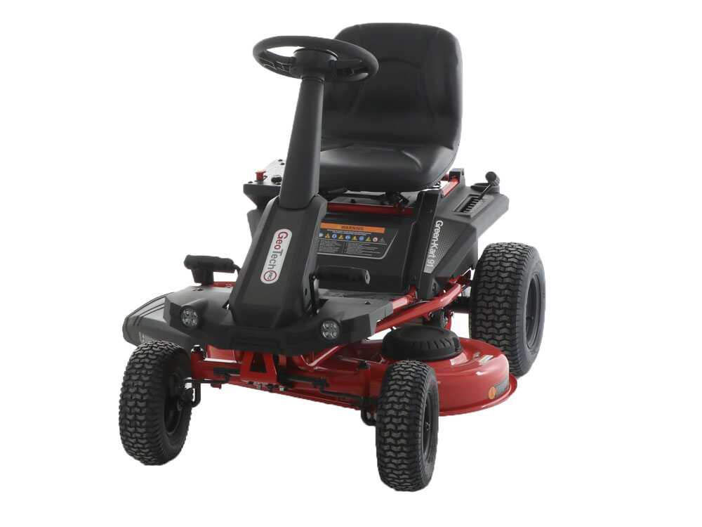 Akku-Rasentraktor GeoTech-Pro Green-Kart 91 - Akkumotor 48V/75 Ah -Seitenauswurf,Mulchen – Bild 2