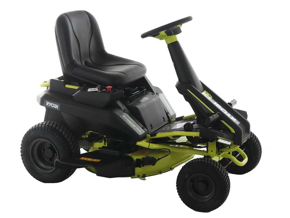 Akku-Rasentraktor Ryobi RY48RM76A - 48V/50Ah Akku-Elektromotor - Schnittbreite 76cm - 2in1 – Bild 4