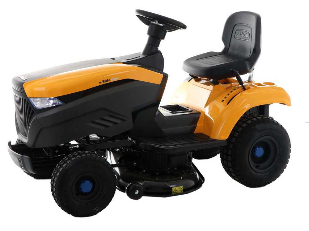 Akku-Rasentraktor Stiga e-Ride S300 - 48V/30Ah Akku-Elektromotor - Mulchschnitt – Bild 2