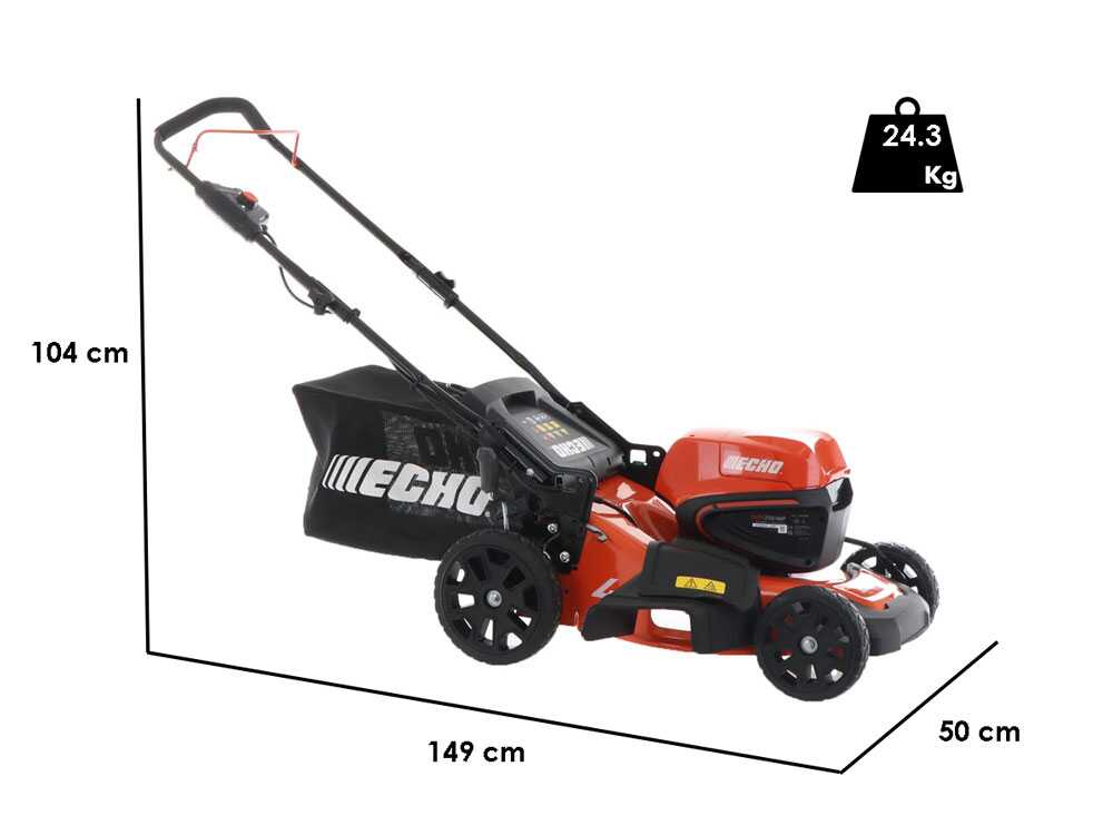 Akku-Schiebe-Rasenmäher ECHO DLM-310/46P - 40V - SOLO - OHNE AKKU UND LADEGERÄT