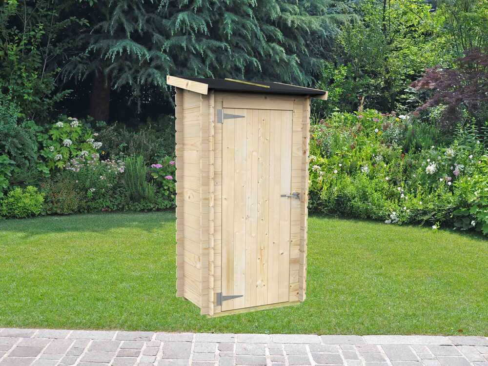 Alce Arturo 94x64 – Holz-Gerätehaus – Mit Pultdach – 94x64x188 cm – Bild 3