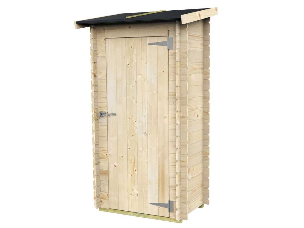 Alce Arturo 94x64 – Holz-Gerätehaus – Mit Pultdach – 94x64x188 cm – Bild 4
